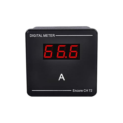 Ampèremètre 72 x 72 mm AC0-120A numérique carré CH72 pour tableau électrique