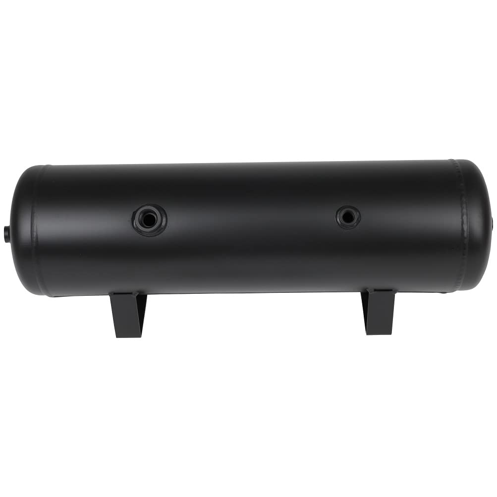 Ineedup 3 Gallon (12 Liter) 7 Ports Suspension Air Ride Bag Train Truck Horn Air Tank Car Horn Tank 200 PSI