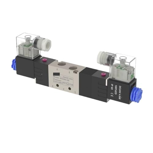 Électrovanne pneumatique 4V330C-10 DC24V à double commande - 4
