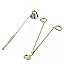 2 Pcs Set Gold Candlesnuffers Set