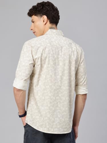 Image of Majestic Man Stylish Geomatric Print Casual Shirt - Pure Cotton| Full Sleeve | Trendy & Comfortable