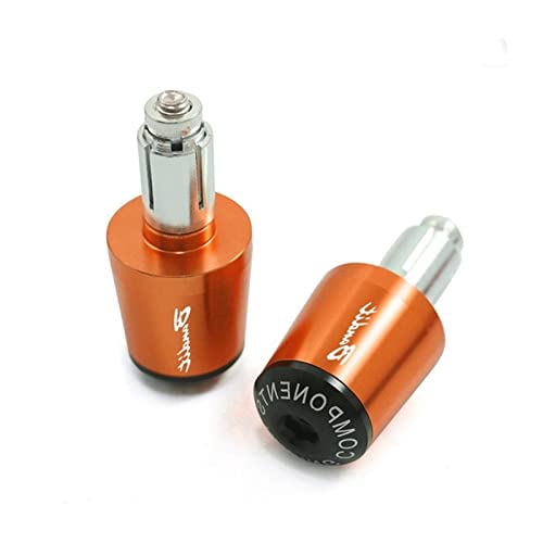 Bouchon de poignée CNC orange pour sublimer votre roadster Suzuki Bandit