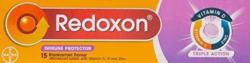 Redoxon Triple Action Effervescent Blackcurrant 15S