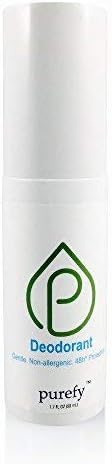 PUREFY Deodorant Spray - Hypoallergenic, Aluminum Free, Non-Irritating with No Residue, Unscented. Safe for Clothes. Not an Antiperspirant. Deodorant for Men and Women (50ml)