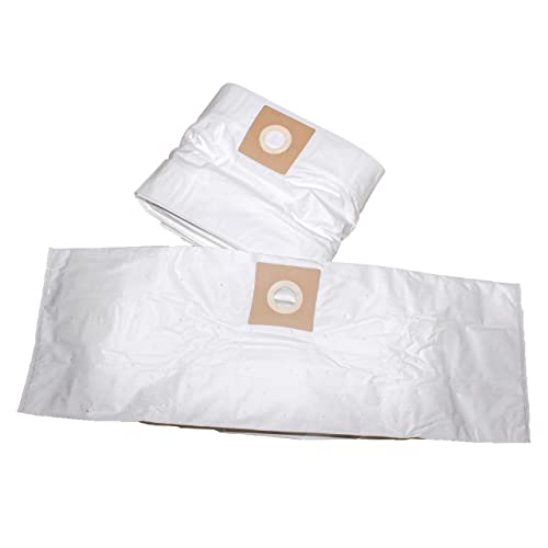 vhbw 10x Bolsa aspiradora compatible con Kärcher NT-700, NT-702, NT700, NT702 aspiradora - vellón micro, 38 cm x 32 cm, blanco