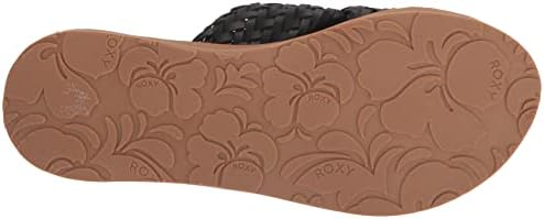 Roxy Women's Roselani Slide Sandal, Black, 8 | Image 3