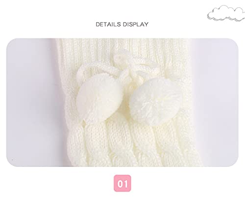 Long Leg Warmers for Women Lolita Fashion Wool Cable Knit Thigh High Leg Warmers Loose Socks4