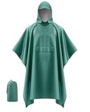Polyvalent:Il peut être utilisé non seulement comme cape de pluie imperméable, mais aussi comme tapis imperméable, tapis de camping ou tapis de pique-nique. Le poncho de pluie a des œillets à chaque coin pour monter une tente de secours Peut également être construit Canopée, 3 en 1 Cape de pluie multifonctionnelle