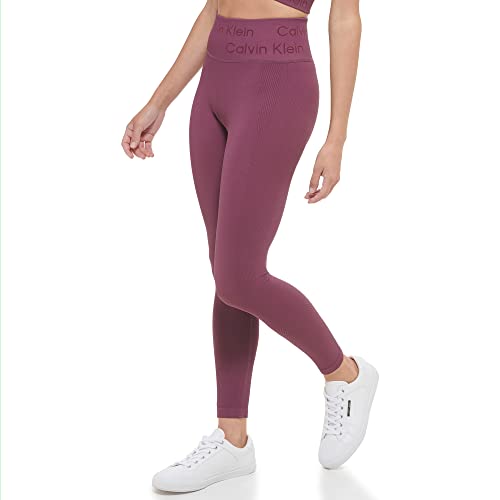 Calvin Klein Performance Women's Textured Knit 7/8 Active Leggings2
