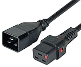 Click Scolmore SIN722BKBS DP 20A Schalter schwarz gebürstet Einsatz