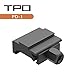 TPO 20mm Picatinny to 11mm Dovetail Convert Mount, Picatinny to Dovetail Rail Adapter, Low Profile Riser Rail Mount (1.18