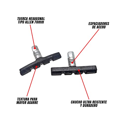 Opiniones y reviews de Zapatas freno bicicleta los preferidos por los clientes. 3 Imagen adicional