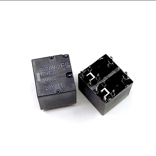 Relais G8NW-2FS 12VDC double inverseur pour circuit imprimé automobile 5pcs