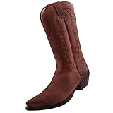  Sendra Cowboy Stiefel 2073 Braun, Schuhgröße:EUR 42