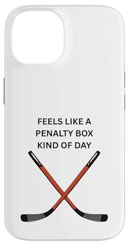 ホッケーデザイン.Feels Like A Penalty BOX KINDA DAY FUNNY TEE スマホケース iPhone 14 用