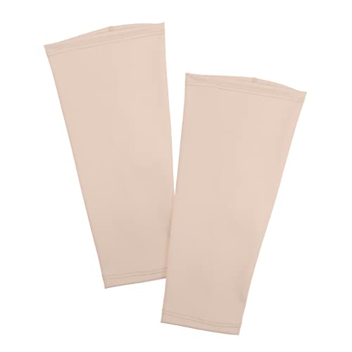 Image of Spoonie Threads BEIGE Unisex Ultra Support Sleeve 2-Pack, PICC Line Cover, Continuous Glucose, Insulin Monitoring, Infusion, Soft and Sweat-Wicking Arm Band SMALL