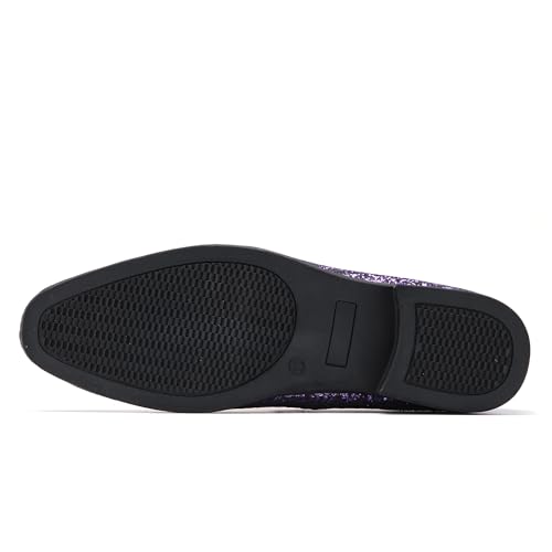 Image of UUBARIS Mens Dress Loafers Tuxedo Suit Slip on Shoes
