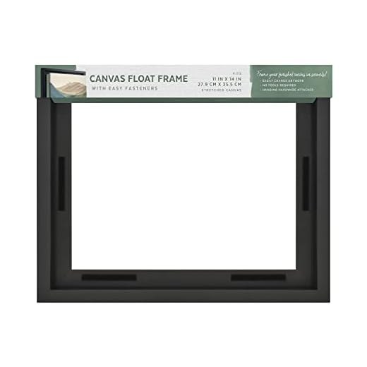 MCS 11x14 Inch Frame to Mount Finished Canvases, Black (40003)