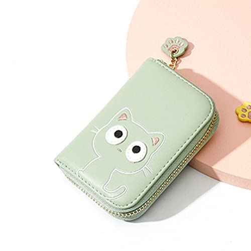 Cute Cat Wallet Zipper Purse Multi-function Card Holder for Women Lightweight Change Holder for Travel and Everyday Use Easy One-hand3