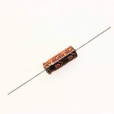 SPRAGUE 516D107M063MN7B 100UF 63V 20% 8X20MM Axial Electrolytic Capacitor QTY-10