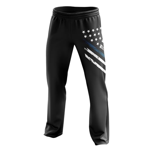 Tactical Pro Supply American Flag Sweatpants - Bottom Sweat Pants Joggers for Men and Women Fitness Workout Athletic Pants2