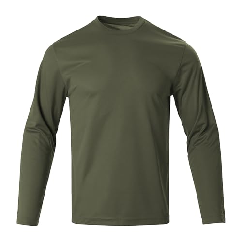 Men's Sun Shirts UPF 50+ Fishing Shirts Outdoor Long Sleeve SPF UV Sun Protection T-Shirts Athletic Running Cycling
