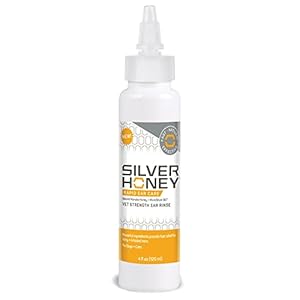 Absorbine-Silver-Honey-Rapid-Ear-Care-Vet-Strength-Ear-Rinse-4oz-Manuka-Honey-MicroSilver-BG-Safe-for-Dogs-Cats-All-Animals