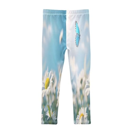 Toddler Girls Leggings Printed Yoga Pants Leggings Vibrant Spring Meadow for Kids2