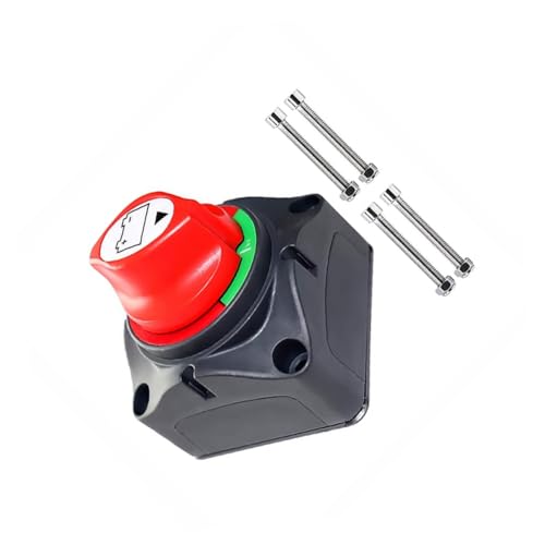 ULTECHNOVO Battery Isolation Switch for Boat Car 12-48v Disconnect Isolator Master Power Cut off Switch for Rv Utv