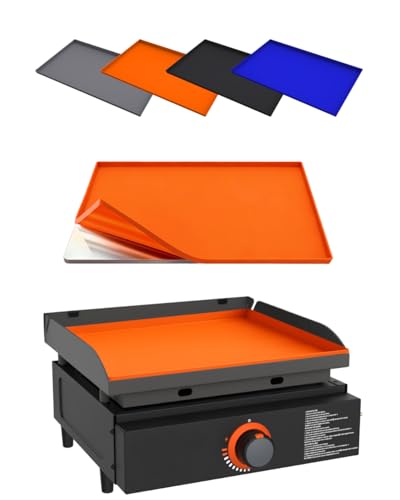 KITCHEN PERFECTION 17 Premium Silicone Griddle Cover Mat for Blackstone Griddle 17 Inch - Hermetic Protection from Rust & Debris All Year Fits All Blackstone 17 Inch Models - Food Grade Silicone
