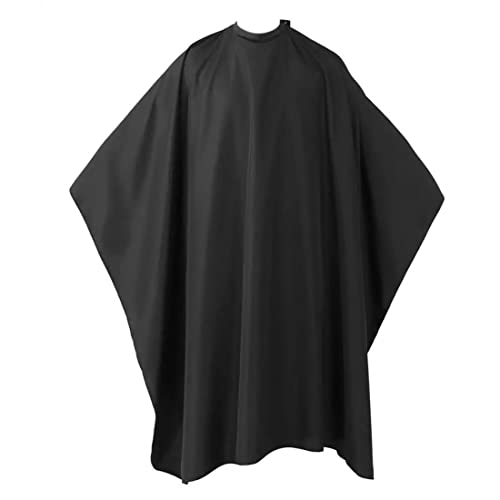 SIOPPKIK Cape de Coiffure, Capes de Coiffeur de Salon Pleine Longueur, Robe de Coiffure Professionnelle Cape de Coiffeur en Nylon Imperméable pour Coupe de...