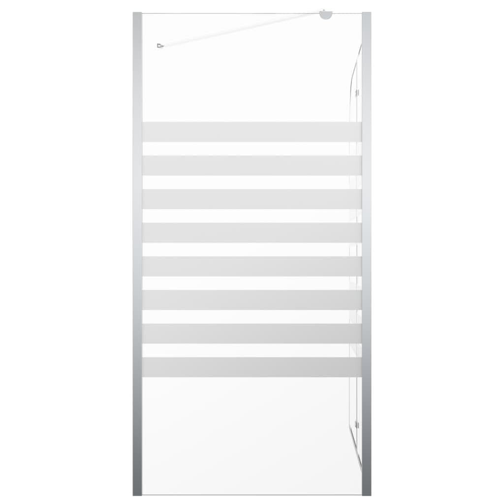 Recinto de baño cabina de ducha baño casa interior accesorios de montaje en pared 130 cm vidrio templado rayas 02_0003742