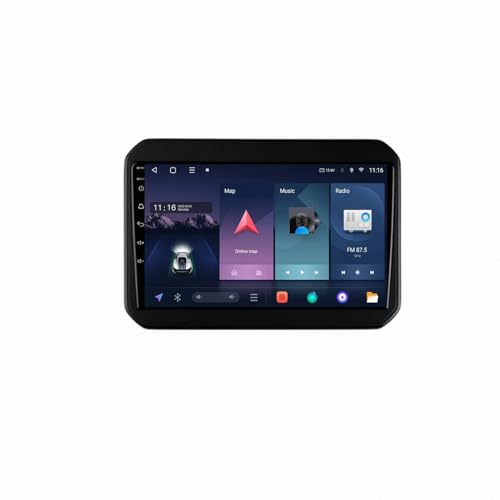 Radio de coche CarPlay para Suzuki Ignis 2016-2020 con pantalla HD de 4 núcleos y 4G+64G de memoria