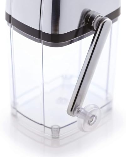 Foto von BarCraft Ice Crusher für Cocktails, mit Eisschaufel, Kunststoff und Edelstahl, 15,5 x 13,5 x 28cm, Transparent/Silber