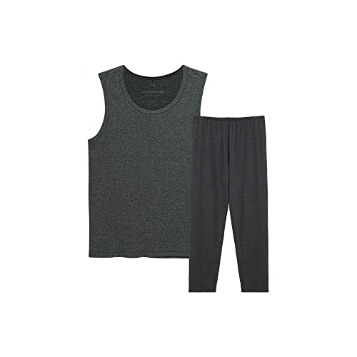 Conjunto Básica, basicamente., Masculino, Mescla Escuro, GG