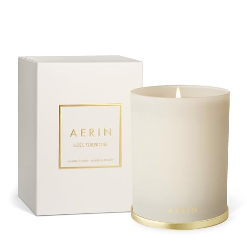 AERIN Uzes Tuberose - Vela perfumada floral, 9.5 onzas
