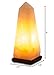 HemingWeigh Natural Air Purifying Himalayan Rock Salt Obelisk Lamp with Wood Base