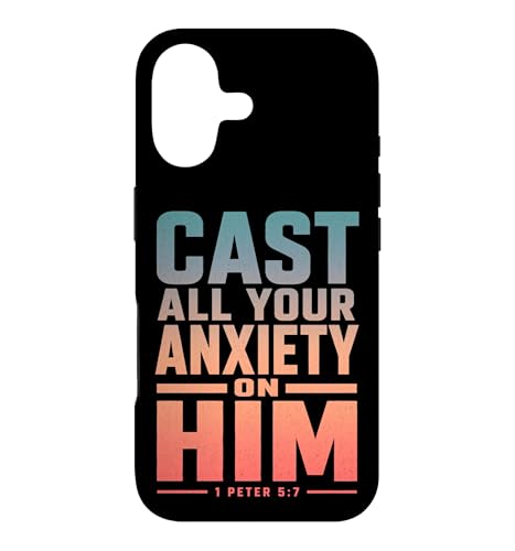 Cast All Your Anxiety On Him 1 Peter 5:7 ���� ���� �X�}�z�P�[�X iPhone 17 �p