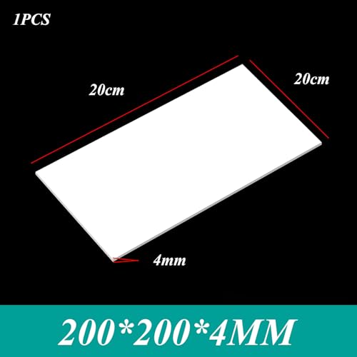 Placa ABS flexible de 4mm y 200x200mm moldeable y altamente reutilizable 2