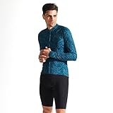 Drei Balgtaschen hinten PEARL IZUMI Herren Attack L/S Jersey Radtrikot Blau XL
