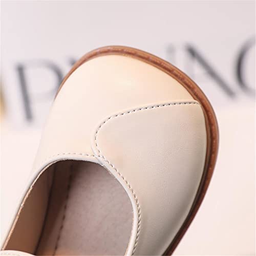 Girls 𝗣a𝐫𝐭y Wedding Shoes Toddler Baby Cute Princess Flower Shoes Mary Jane Ballet Flat with Adjustable Strappy3