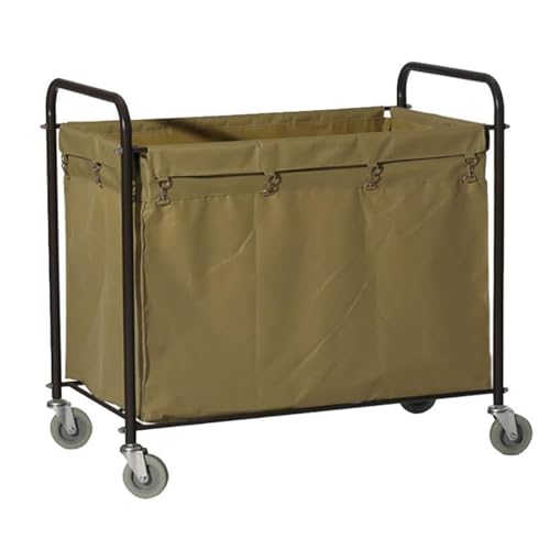 Home Hotel Reinigungswagen, Abnehmbares Leinen-Auto, Speicher-Handwagen, Raum Hygiene Reinigungsfahrzeug, HUHZHZ