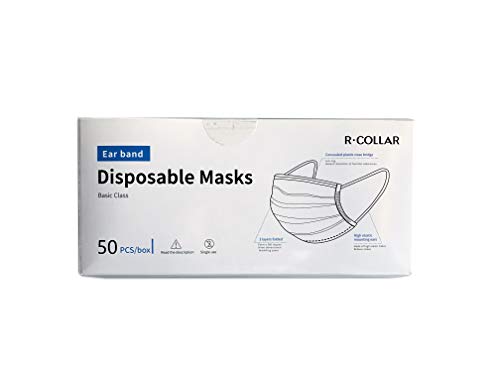 Disposable Face Mask, Pack of 50