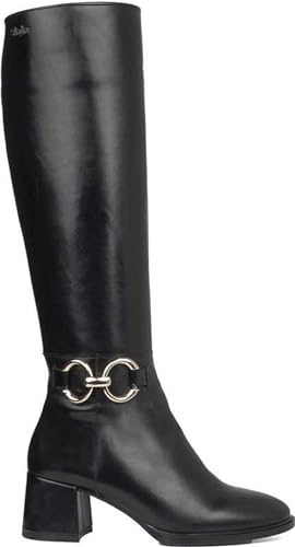 Bota de tacon ancho ajustable - 32805 TURIN para: Mujer color: NEGRO ETNA talla: 40