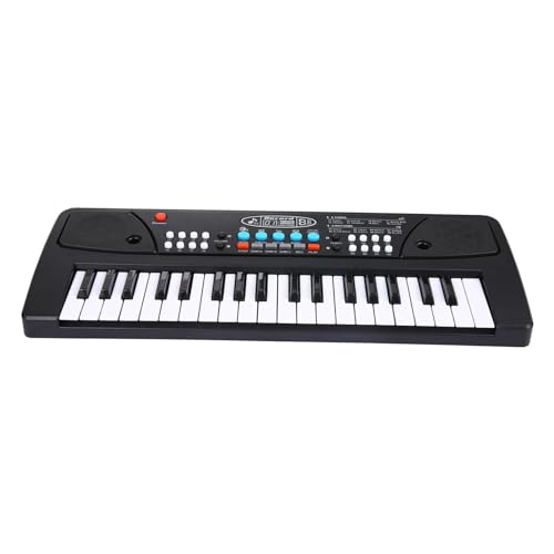 Électronique clavier Piano Piano Électrique À Orgue Électronique USB À 37 Touches, Avec Microphone, Clavier Électronique Numérique Noir, Stéréo Intégré - Les Beatles, Paul McCartney, John Lennon, RIngo Starr, George Harrison Électronique clavier Piano Piano Électrique À Orgue Électronique USB À 37 Touches, Avec Microphone, Clavier Électronique Numérique Noir, Stéréo Intégré – Image 3