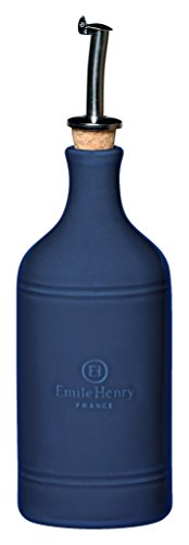 Emile Henry HR Ceramic Oil Cruet Bottle, Twilight