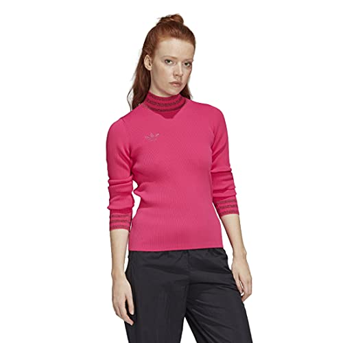 Col roulé Adidas pour femme en taille XS noir sport original
