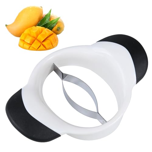 Mango Slicer,Mango Splitter, Peeler & Pit Remover Tool - Mango Cutter with Stainless Steel