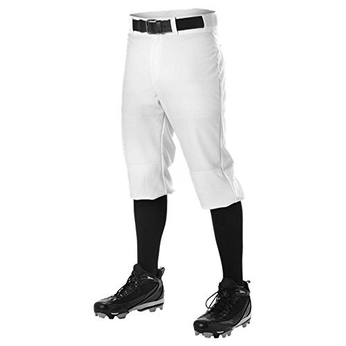 Blackout Tees Don Alleson 605PKN Baseball Knicker Adult Mens Pants A White S