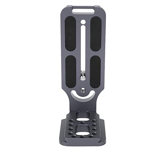 Kamera-L-förmige Halterung, Kamera-Handgriff-L-Platte, horizontale und vertikale Aufnahme mit verbreiterter rutschfester Matte für den hydraulischen